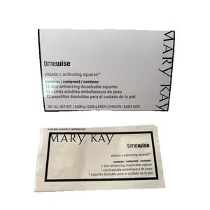 MARY KAY TIMEWISE VITAMIN C ACTIVATING SQUARES 12 Individually wrapped